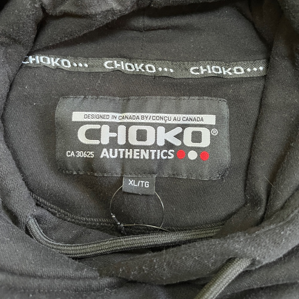Choko Authentics Black Hoodie for Men size XL - Picture 5 of 6